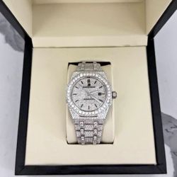 Luxury Moissanite Watch - Fully Iced Out | Premium Quality | Statement Piece