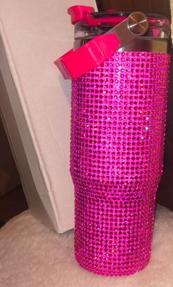 Hot pink tumbler