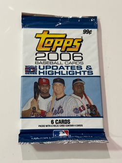 2006 Topps Baseball Updates & Highlights Pack