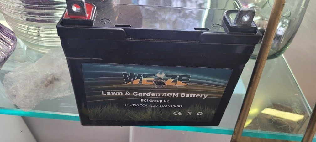 New Lawn Mower  Battery 