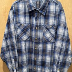JOHN BLAIR LONG SLEEVE FLANNEL XL SHIRT NEW