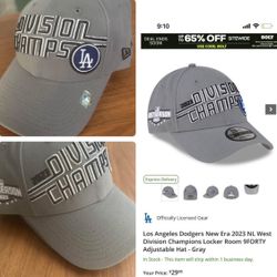 NEW Los Angeles  Dodgers 2023 hat west champions