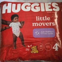 Huggies Diapers Size: 4  22 Ct.