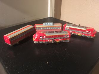Vintage Tin Train Made In Japan