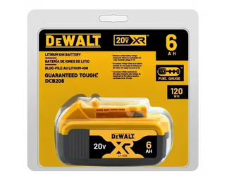 dewalt batteries 6AH  20v XR  2 batterires