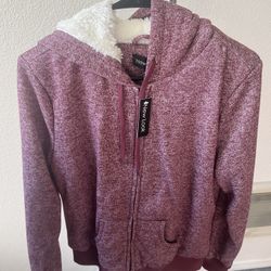 Soft Winter Zip Up Kids L with Soft Inside