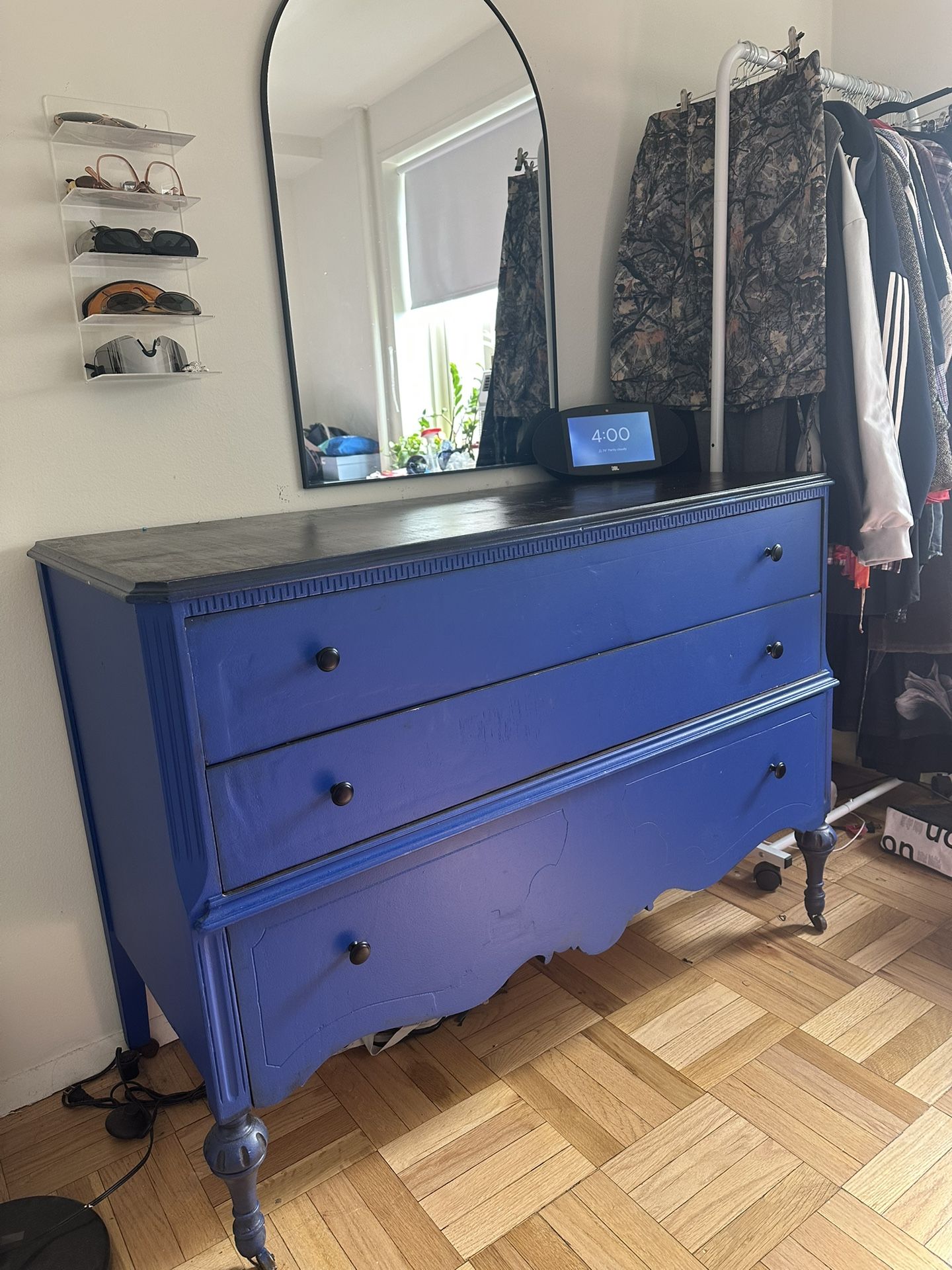 Refinished Antique Dresser w/ Wheels