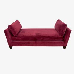 Crate & Barrel Red Daybed