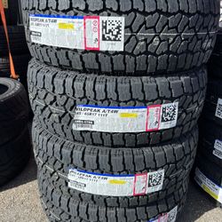 245/65/17 New Falken Wildpeak AT4W New Tires Installed And balanced Included