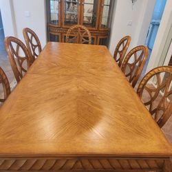 Solid Wood Dining Room Table And Chairs 