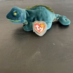 TY Beanie Baby Iguana Named Iggy 