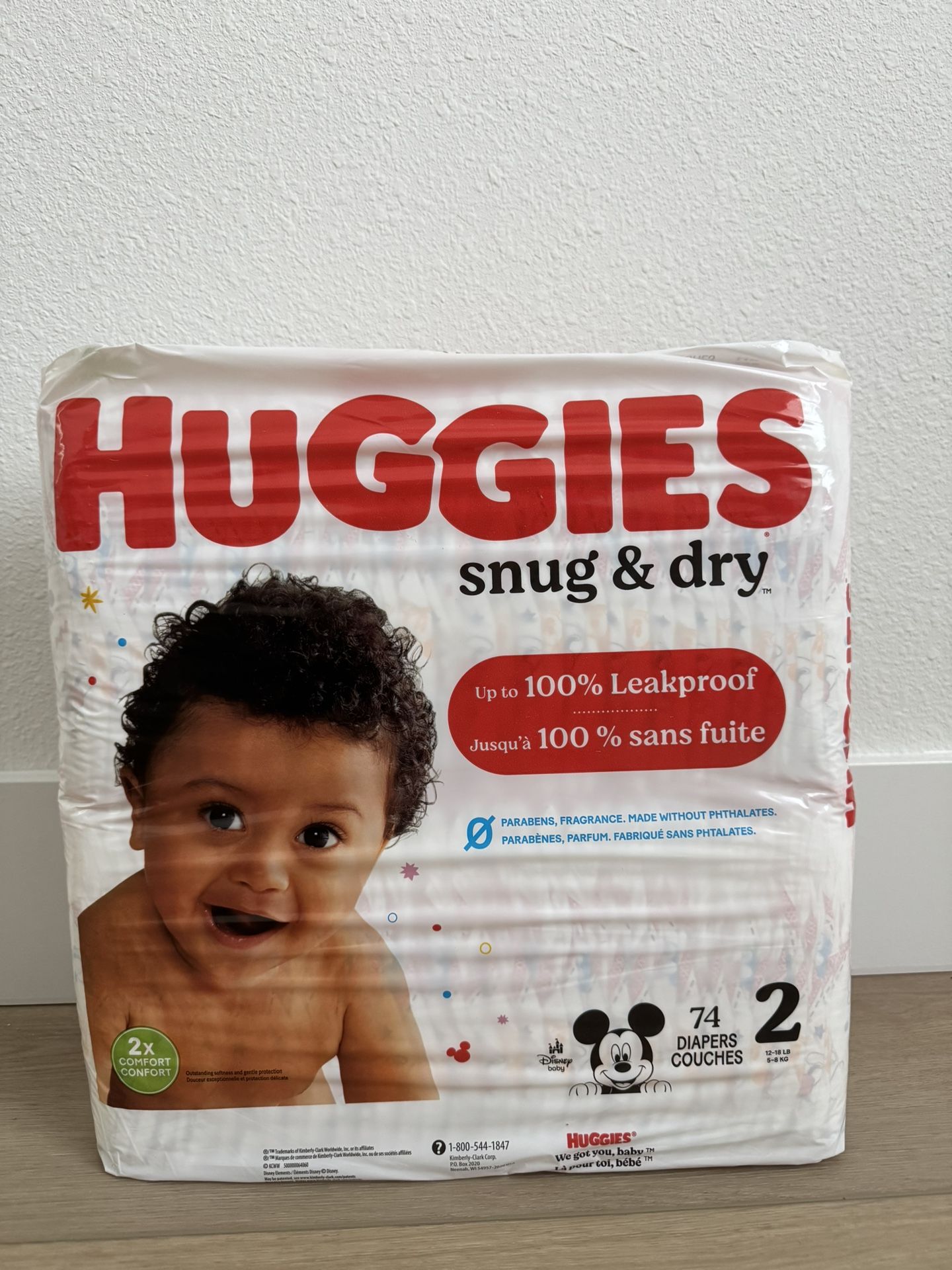 Huggies Snug & Dry Size 2 (74 Count)