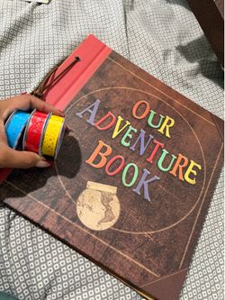 DIY adventure book theme of the movie UP