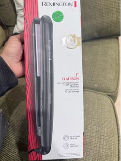 Remington 1” Ceramic Flat Iron Hair Straightener – Anti-Static Technology