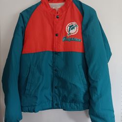 Vintage Miami Dolphins Jacket Size Medium 