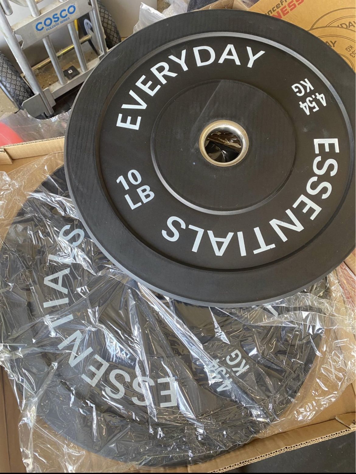 New Pair Of Tens Bumper Weights