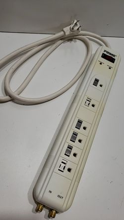 6 power Strip protection outlet Prime