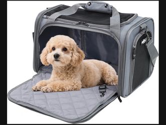 Soft-Sided Pet Travel Carrier Bag