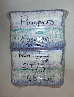 NEW unopened package of 68 Pampers Pull-ups 2T/3T $20 FIRM