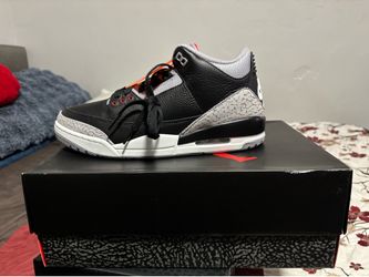 Jordan 3 black cement 2024