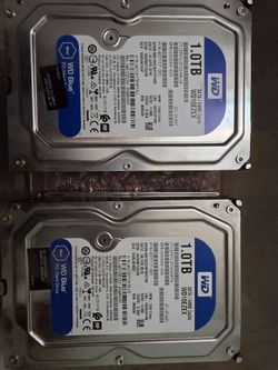 7 units WD 1tb hdd