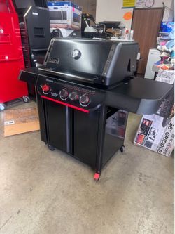 Bbq grill natural gas Weber 3 burner matte black