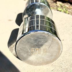 DUMBBELL 50 Lbs SINGLE