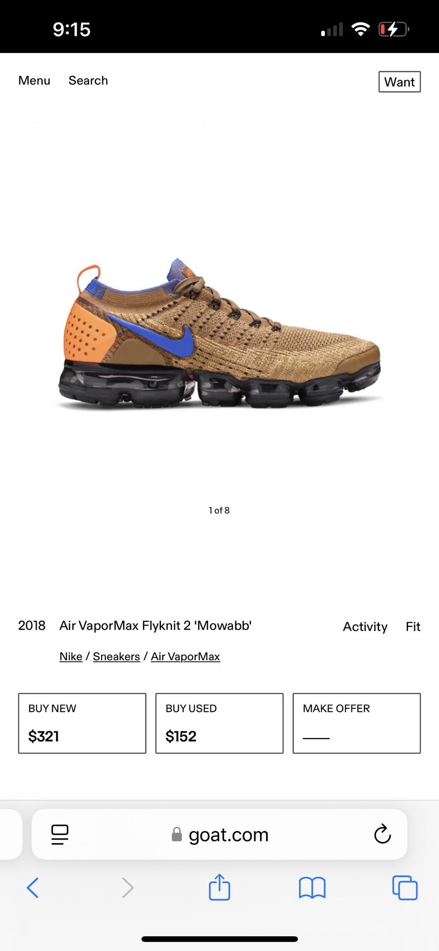NIKE VAPORMAX 2