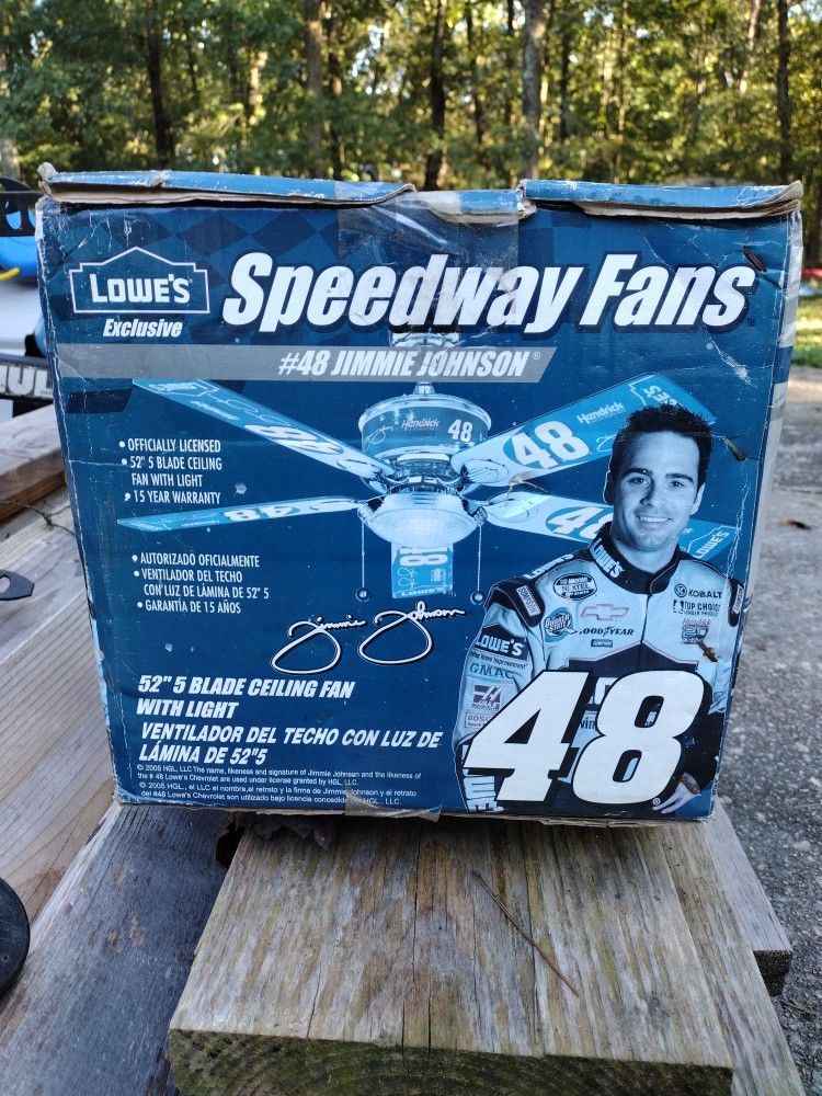 NASCAR 52" Ceiling Fan #48 Jimmie Johnson