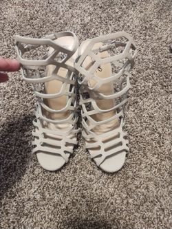 Mossivo Tan Heels Women Size 8