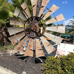 Vintage Windmill Clock