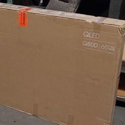 SAMSUNG 65-Inch Class QLED 4K Q80D Series Quantum HDR+ Smart TV w/Dolby Atmos, Object Tracking Sound Lite, Direct Full Array, Motion Xcelerator, Alexa