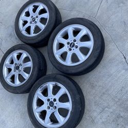 4 - 195/55r16 4x100 4x3.94 Mini Cooper Rims Wheels And Tires!