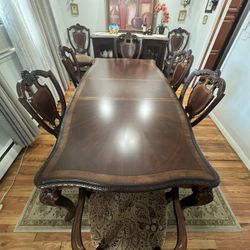 Dining Room Table And Serving Table 