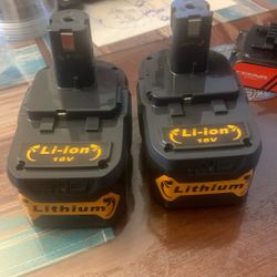 baterias revargables nueva 18v 