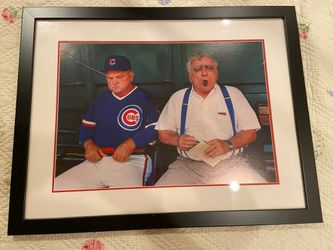 Don Zimmer & Jerome Holtzman Photo In Brand New Condition