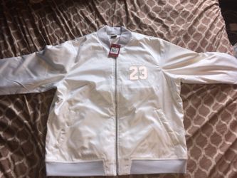 Jordan Bomber Jacket all white 2x