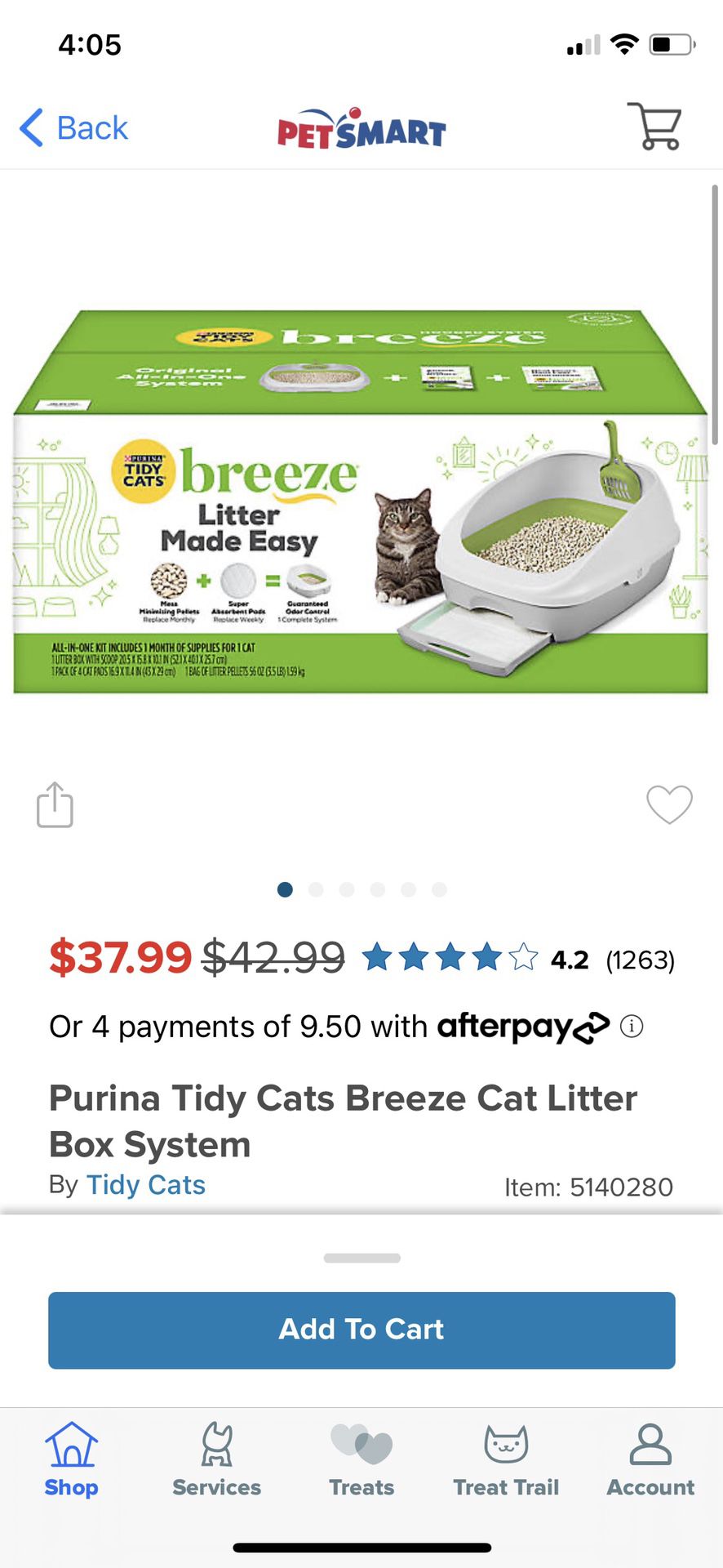 Tidy Cats Breeze Litter Box 