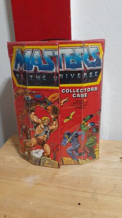 MASTERS OF THE UNIVERSE Collectors Case 1984 MOTU Mattel