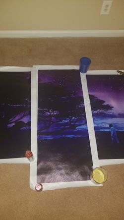 Black Panther Mural Canvas painting