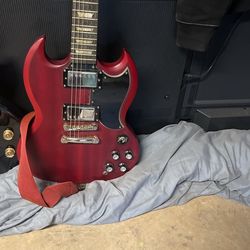 Epiphone G-400 Cherry Red Great Condition