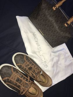 MK purse and belt