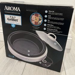 Brand New In Box Aroma Electric Grillet