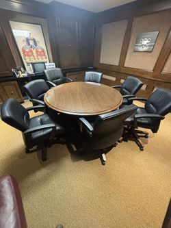 Office Chairs And Table