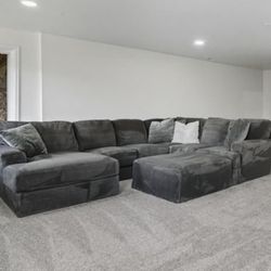 Massive & Super Comfy Sectional + Ottoman - $850