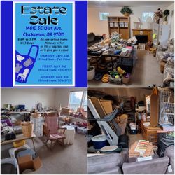 ESTATE SALE April 2nd-4th