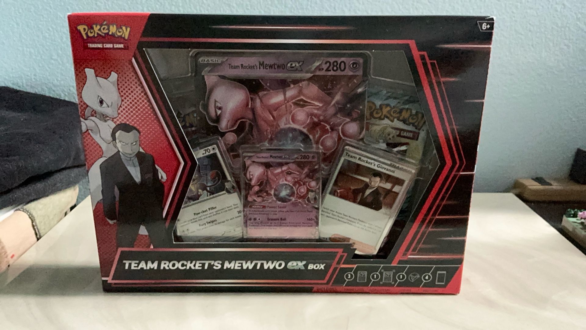 Team Rockets Mewtwo ex Box
