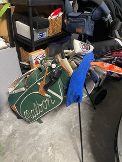 Full Premium Golf Set – Callaway / Titleist / TaylorMade + Malbon Bag