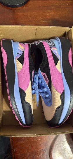 Puma Low-Top Sneakers Pink Blue Black