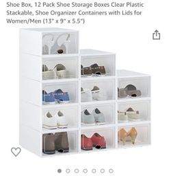 Shoeboxes 12 pair